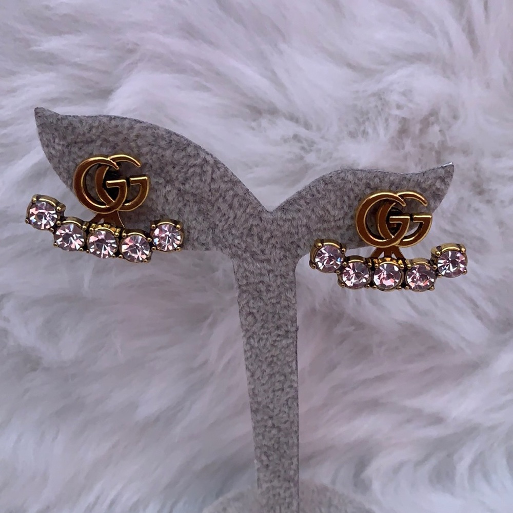 GG Rhinestone Earrings